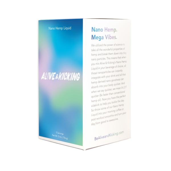 Nano Hemp Drink Mix Side Box